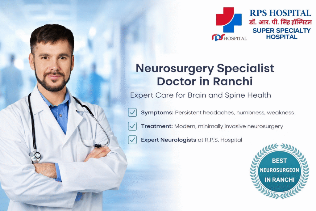 Neurosurgery Specialist Doctor in Ranchi Symptoms, Treatment & Expert Advice